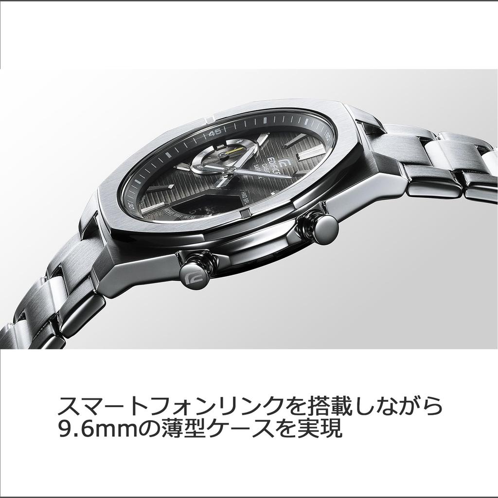 Часы Casio Edifice [Официальный японский продукт] Серия Smartphone Link Bluetooth с сапфировым стеклом, ECB -S10YD-2AJF / -S10YD-8AJF, Мужские серебристые