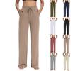 Womens Yoga Sweatpants Wide Leg High Waisted Pajamas Pants Comfy Workout Loose Pants With Pockets