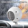 12V Обогреватель лобового стекла, Автомобильный обогреватель, Вентилятор теплого воздуха для автомобиля, Энергосберегающий для четкой видимости, Безопасный опыт вождения