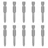 10Pcs Cross Screwdriver Bit Set with Magnetic Electric S2 Alloy Steel Hardware Tools 4mm