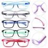 Fashion Eye Protection Computer Glasses Comfortable Eyeglasses Silicone Ultra Light Frame