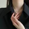 Высококачественное ожерелье женское новое летнее простое с подвеской-шариком нишевый дизайн не тускнеет цепочка на ключицу