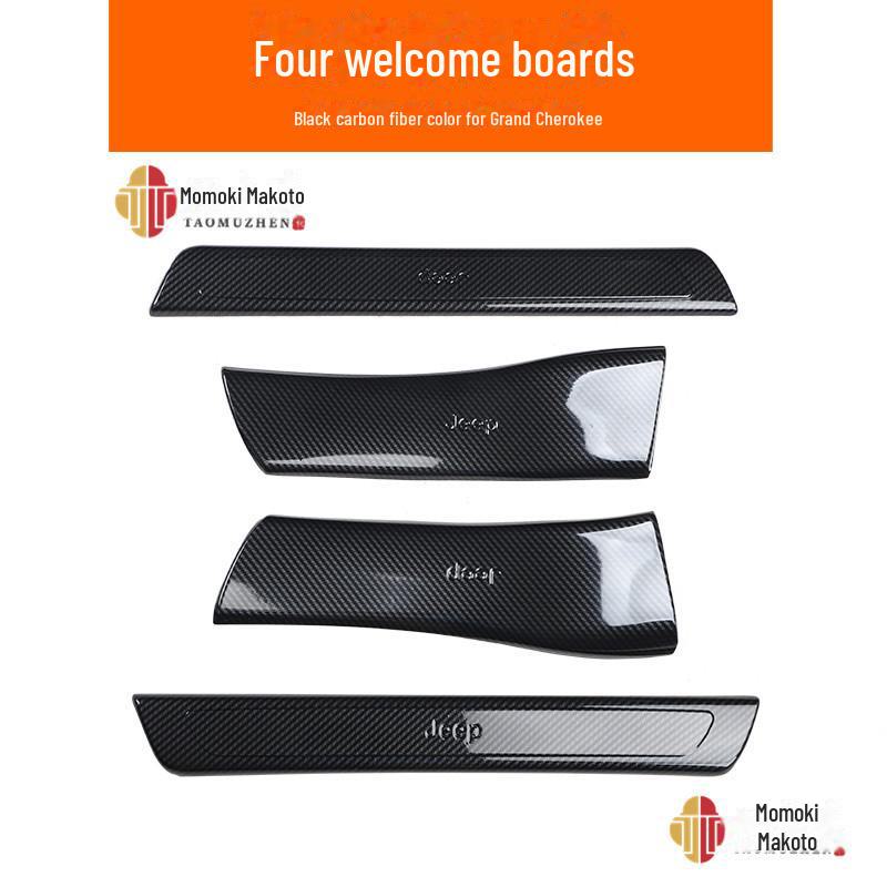 Отделка рамы навигации из углеродного волокна для салона Grand Cherokee 14-15