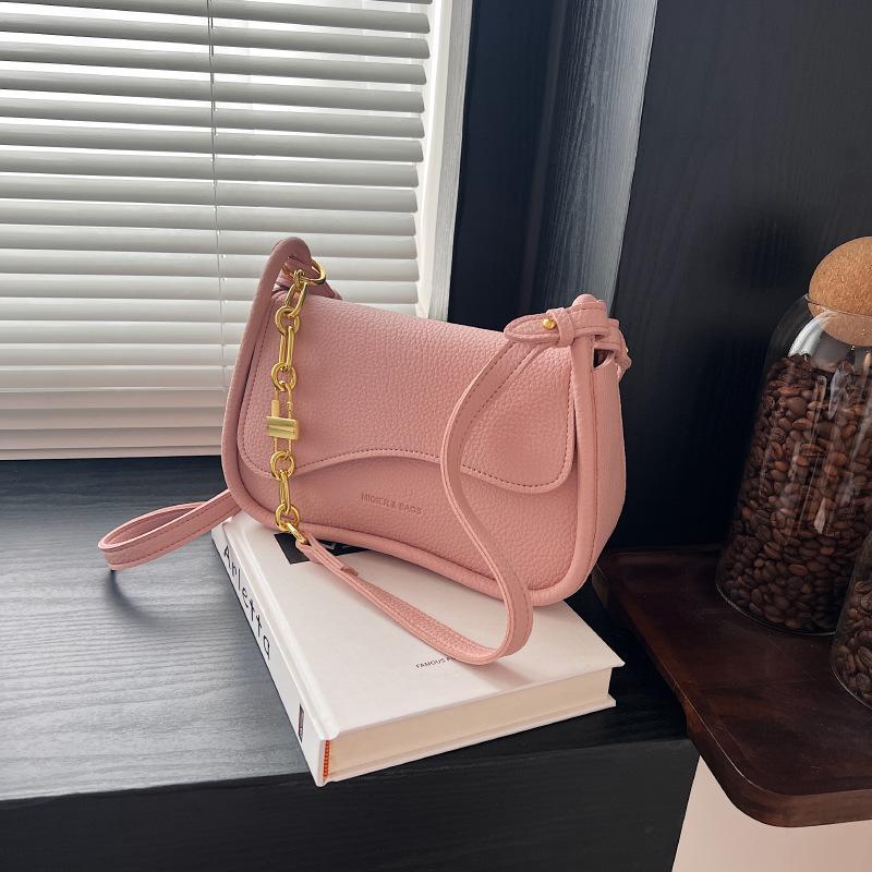 Korean Fashion Casual One Shoulder Small Bag for Women 2023 New Simple Small Square Bag with High Quality and Versatile Underarm Bag