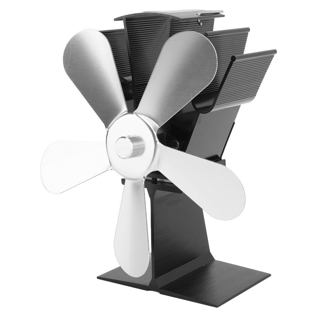 Вентилятор для дровяной печи с 5 лопастями, вентилятор для камина, вентилятор для дровяной печи, работающий на пеллетах