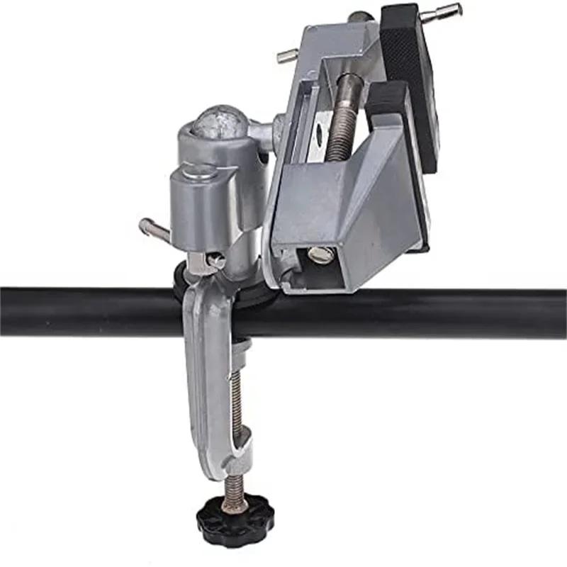 Для универсальной деревообработки Сверление М Стол Отвертка с поворотной головкой 360° 7/6 см Струбцина для верстака с обрезиненными губками