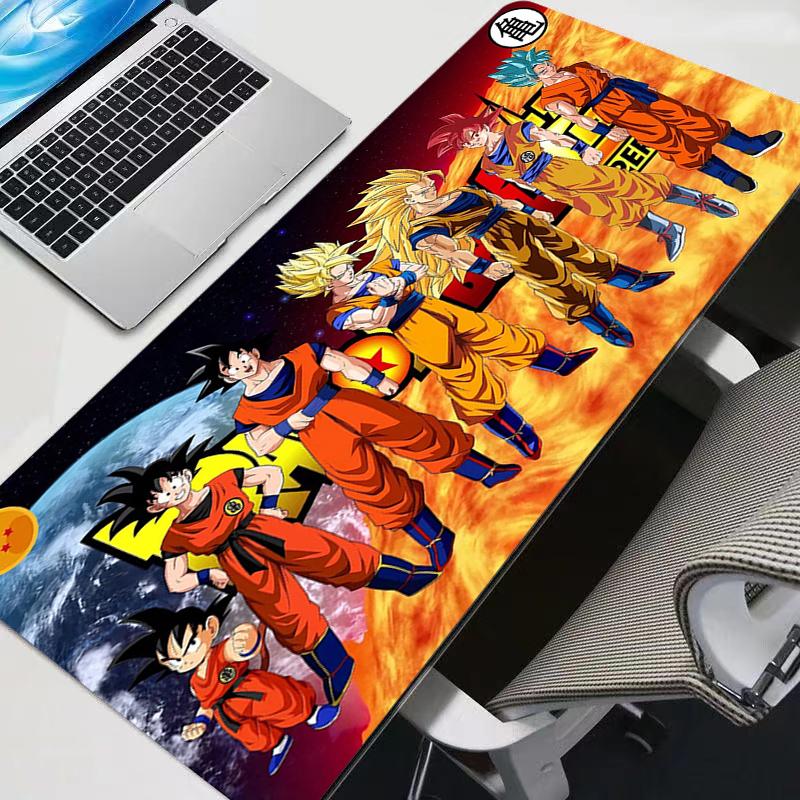 Dragon Ball Mouse Pad durable XL Lockedge Large Gaming Accessories Computer Gamer Keyboard Mouse Mat Desk Mousepad For Csgo