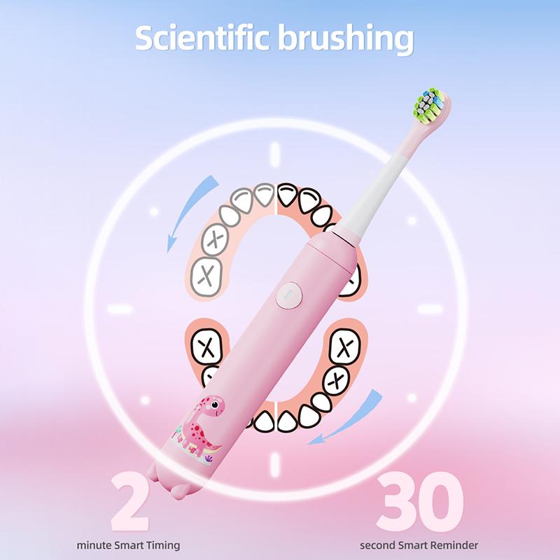 Электрическая зубная щетка K5 Sonic Детская перезаряжаемая электрическая зубная щетка 1 ручка щетки 4 насадка щетки