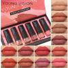 YOUNG VISION Matte Matte Подарочный набор из 6 губных помад Sticky Lipstick Velvet Leisure