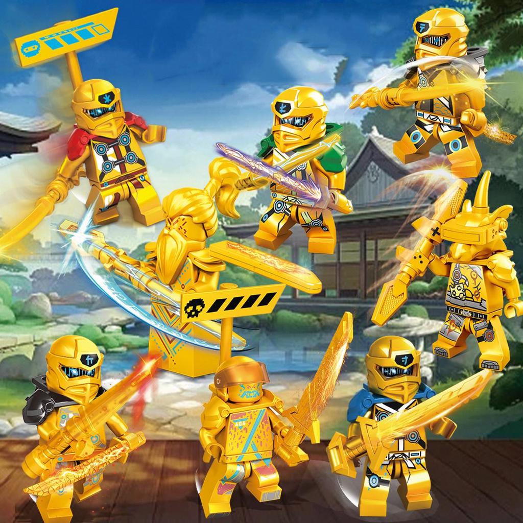 Строительный набор-пазл Ninjago 2025: Детские мотоциклы, спортивные машины, фигурки и куклы