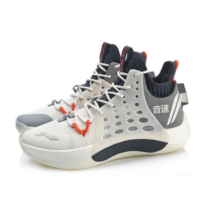 Li Ning SONIC 7 Текстиль, Синтетическая кожа, TPU Амортизация Устойчивость к скольжению Устойчивость к истиранию Низкие Баскетбольные кроссовки ABAP019-2