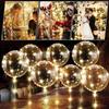10Pcs Led Luminous Bobo Balloons with Light String Clear Balloon Festival Decor Birthday Wedding Party Supplies Baby Shower