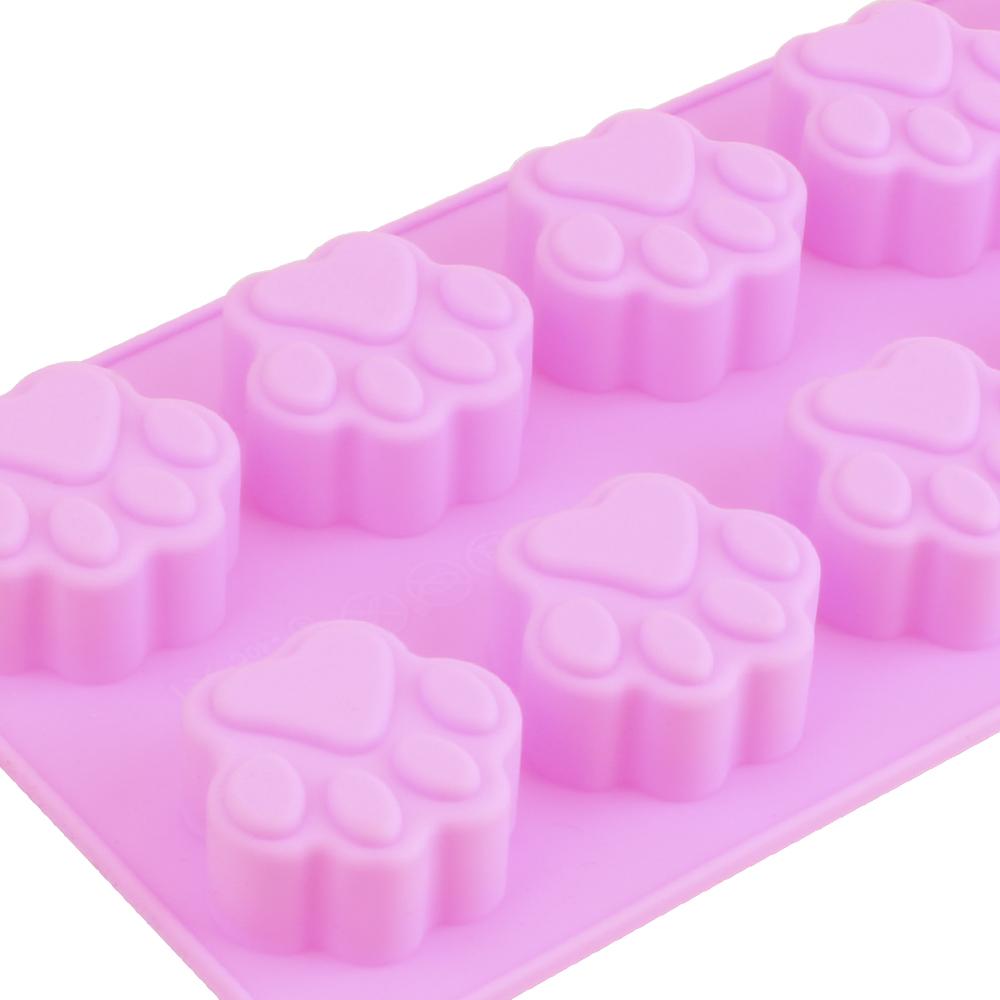 Кухонные гаджеты DIY форма для выпечки 2 в 1 домашнее животное кошка собака лапы милая силиконовая форма для шоколада собака кость собака форма для торта