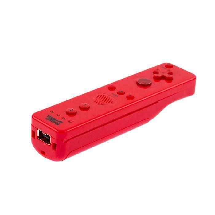 Game Controller - Nintendo - Wiimote Motion Plus - Red - Wireless - Built-in Vibration