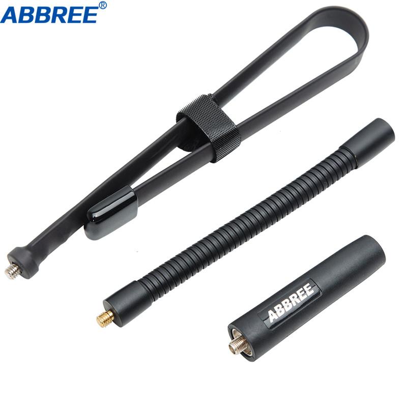 ABBREE AR-152 AR-148 Tactical Antenna SMA-Female Coaxial Extend Cable for Baofeng UV-5R UV-82 UV-9R PLUS Walkie Talkie