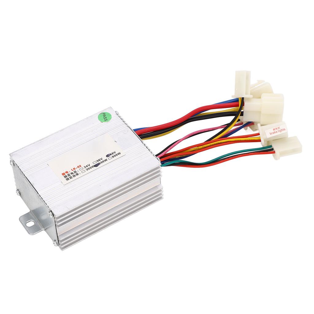 Профессиональный контроллер скорости для щеточного двигателя электровелосипеда, 48 В, 500 Вт, корпус из алюминиевого сплава