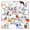 60-120 Cartoon Cute Ghost Ghost Stickers Wind Ghost Assembly Ghost Series Graffiti Stickers