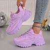 Sneakers for Women Mesh Breathable Casual Shoes Designer Platform Height Increasing Sports Shoes Comfort Tennis Shoes for Women