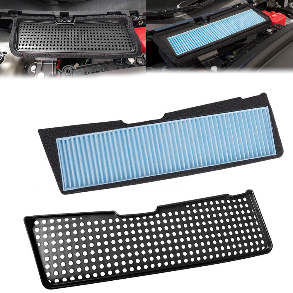 Car Air Flow Vent Cover Air Intake Inlet Filter Non-Woven Air Conditioning Inlet Filter Replacement For Tesla Model 3 2021-2023