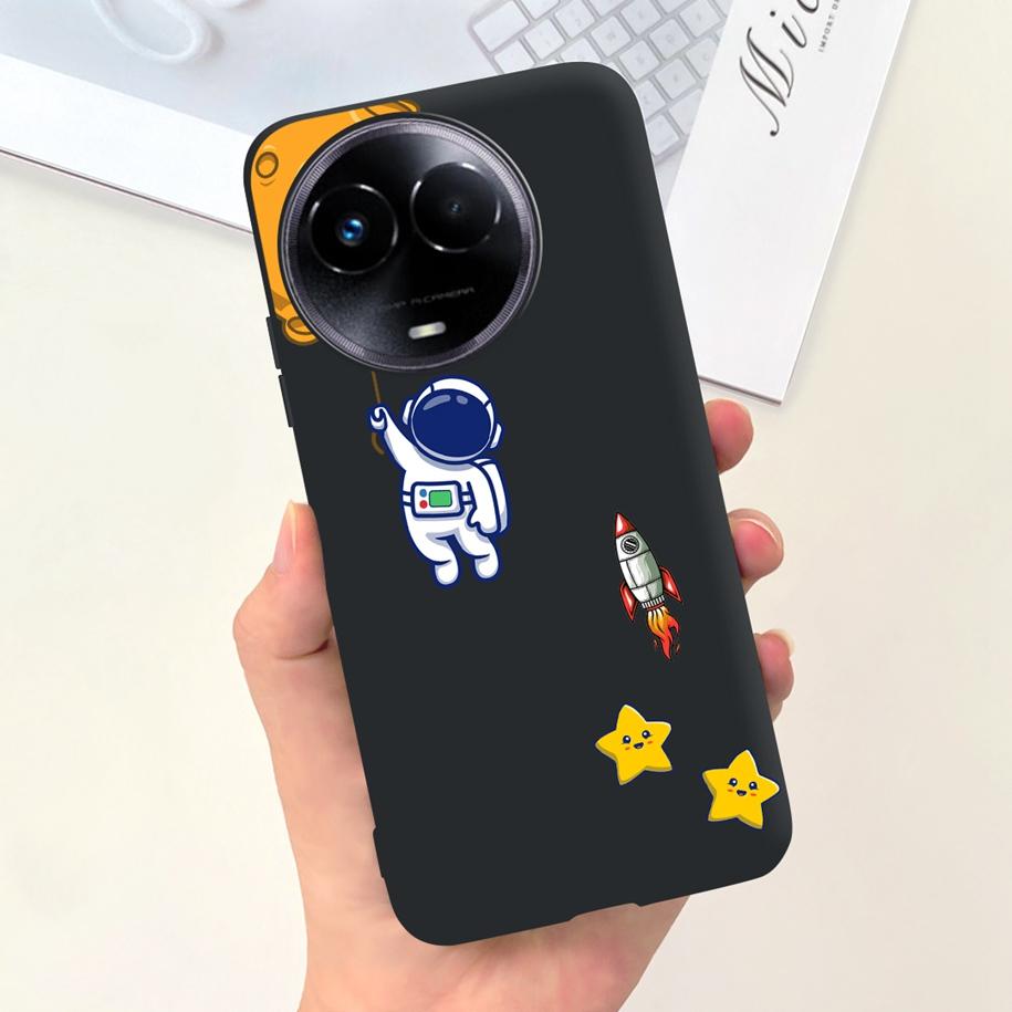 Ударопрочный Чехол Для Realme 11 5G / Realme 11X Чехол На Телефон Модный Девушки Мягкий Силикон Funda Для Realme11 11 X 2023 RMX3785 Coque