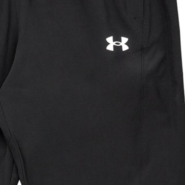 Under Armour Женские спортивные брюки с принтом логотипа и шнурком в стиле ретро, эластичный пояс, черные 1373193-001