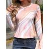 Women's T Shirt Tee Daily Casual Long Sleeve Pink Spring Fall