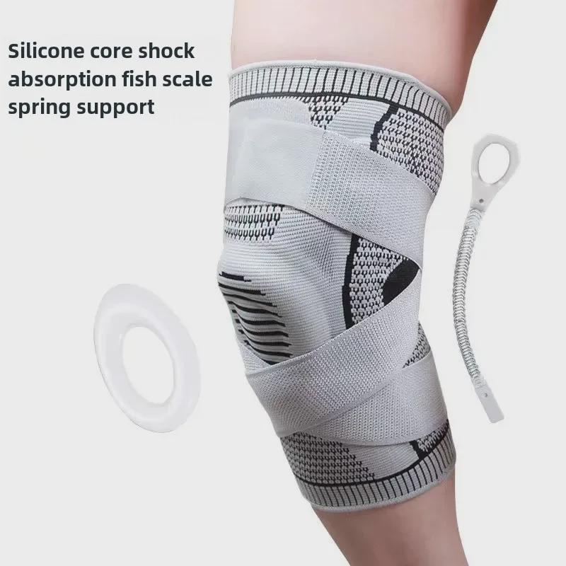Спортивный наколенник Huili: Профессиональная защита суставов для баскетбола, футбола, бега и фитнеса.
