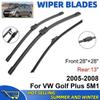 For Volkswagen Golf 5 28 + 28 + 13plus Wipers for Gilf Plus5 2005-2008
