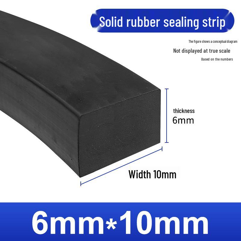 Nitrile Rubber Strip: Oil & Pressure-Resistant Shock Absorbing Glass Pad for Sealing & Joint Support