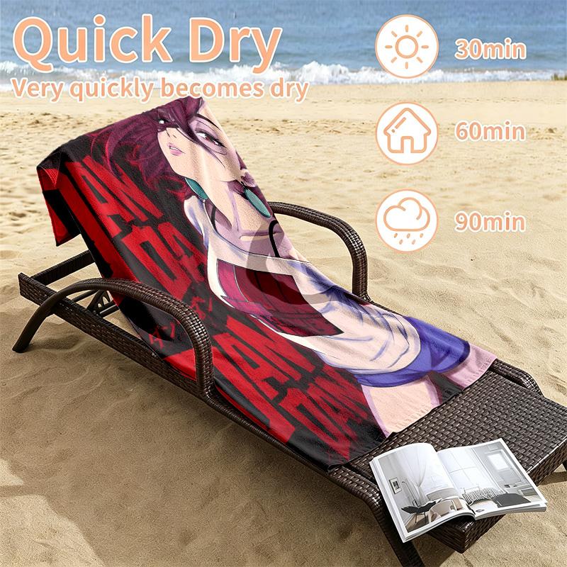 Dandadan Beach towels also serve as bath towels summer essential a musthave for the outdoors the beach and the pool