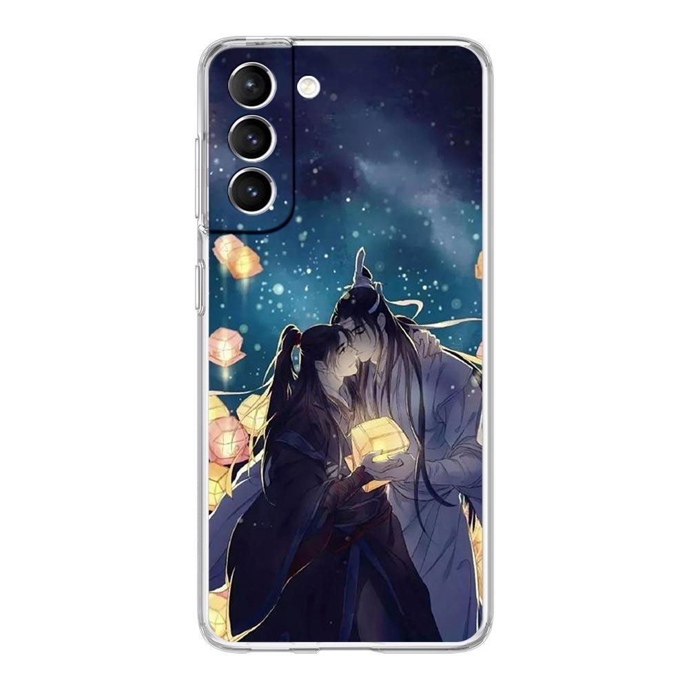 Чехол для телефона Mo Dao Zu Shi Wei Wuxian для Samsung Galaxy S22 5G S20 Ultra S21 FE 5G S10E S9 S8 S10 Plus Note 20 10, прозрачный чехол