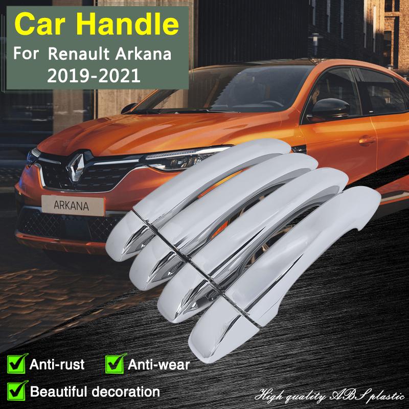 Для Renault Arkana Megane Conquest Samsung XM3 Хромированная Накладка на Ручку Двери Автоаксессуары Защитная Пленка Наклейка