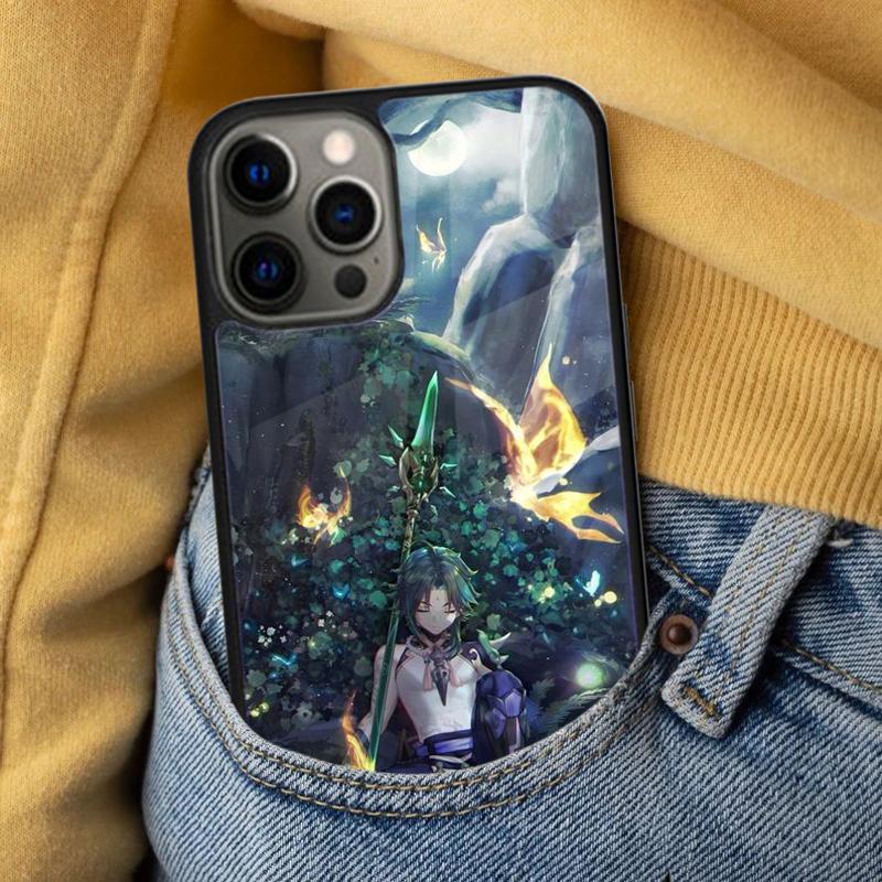 Genshin Impact Soft Phone Case for iPhone 17 Air 16e Pro max 15 Pro 13 14 Plus 11 12 MagSafe Magnetic Coque