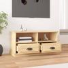 TV Cabinet in Sonoma Oak Finish 93 x 35.5 x 45 cm Particleboard