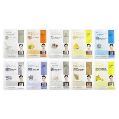 Dermal Collagen Essence Beauty Mask Whitening Comprehensive Pack Sheet (10 листов, 23 г, 0,81 унции каждый)