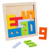 Трансграничный деревянный пазл: Логическая и числовая головоломка для раннего развития для детей от 3 лет