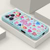 Heart Print Pattern Phone Case For iPhone Air 17 16e 16 15 Pro Max 16 14 Plus 13 12 11 Pro Max 7 8 Shockproof Soft TPU Silicone Cover