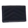Saint Laurent 668274BOWA11000 Tri-fold Wallet Black Calfskin Women