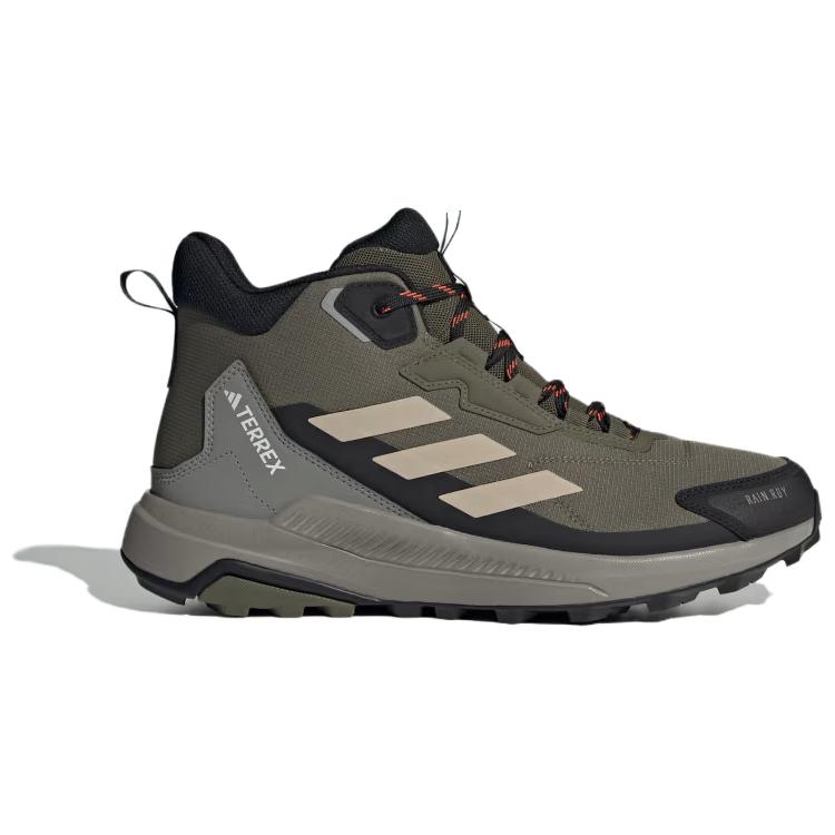 adidas Кроссовки мужские Terrex Anylander Mid Rain.RDY Оливковый Strata Зеленый Wonder-Beige Основной Черный ID0897