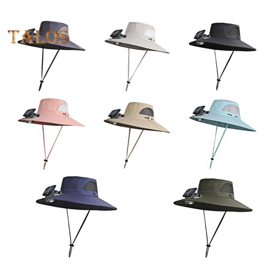 Солнечная шляпа-веер с защитой от ультрафиолета UPF 50+ и съемным вентилятором для охлаждения, дышащая, для мужчин и женщин, для летнего активного отдыха на природе, для рыбалки, с широкими полями, солнцезащитная кепка