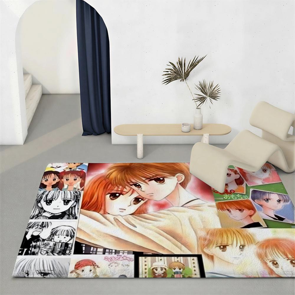 Classic Anime K-Kodomo no OmochaS Floor Mat Eco-Friendly Flannel Doormat Non-Slip Odorless Soft Short Plush Indoor Floor Rug