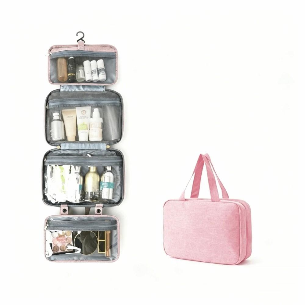 Waterproof Travel Hanging Wash Bag Wet Dry Separation Cosmetic Organizer Makeup Bag Vacation