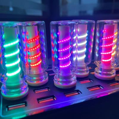 Спиральная светодиодная нить, USB-лампа, сенсорное управление, диммируемая, ретро-декоративная лампа, подходит для дома, автомобиля, ночного освещения