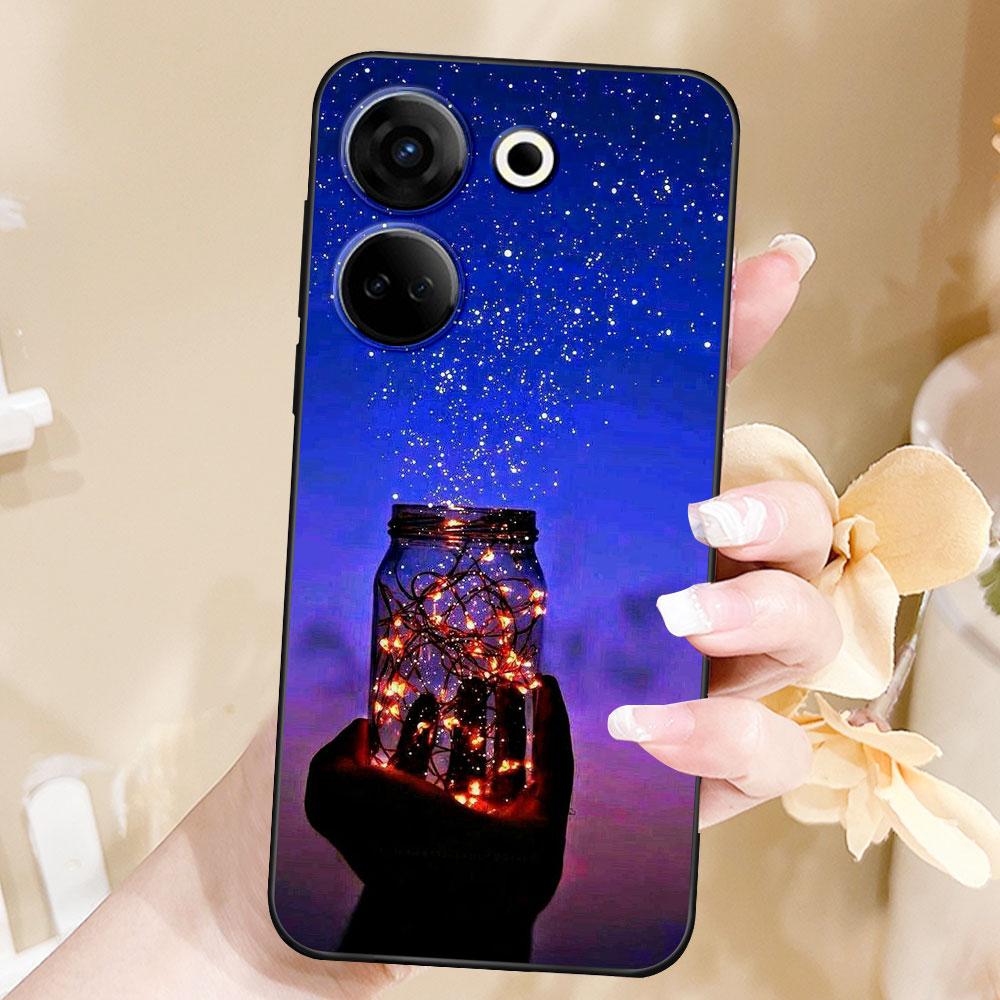 Чехол для Tecno Camon 20 Pro 4G Coque ТПУ Мягкий Силикон Модный Телефон Funda для Tecno Camon 20 Pro 5G Милый Бампер Задняя Крышка