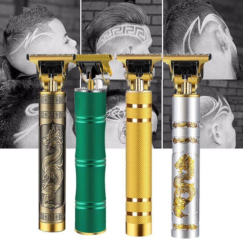 Rechargeable Vintage T9 Cordless Hair Cutting Machine Electric Shaver For Man Hair Clipper Barber Trimmer Beard Razors