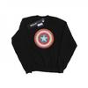Womens/Ladies Captain America Sketched Shield Sweatshirt