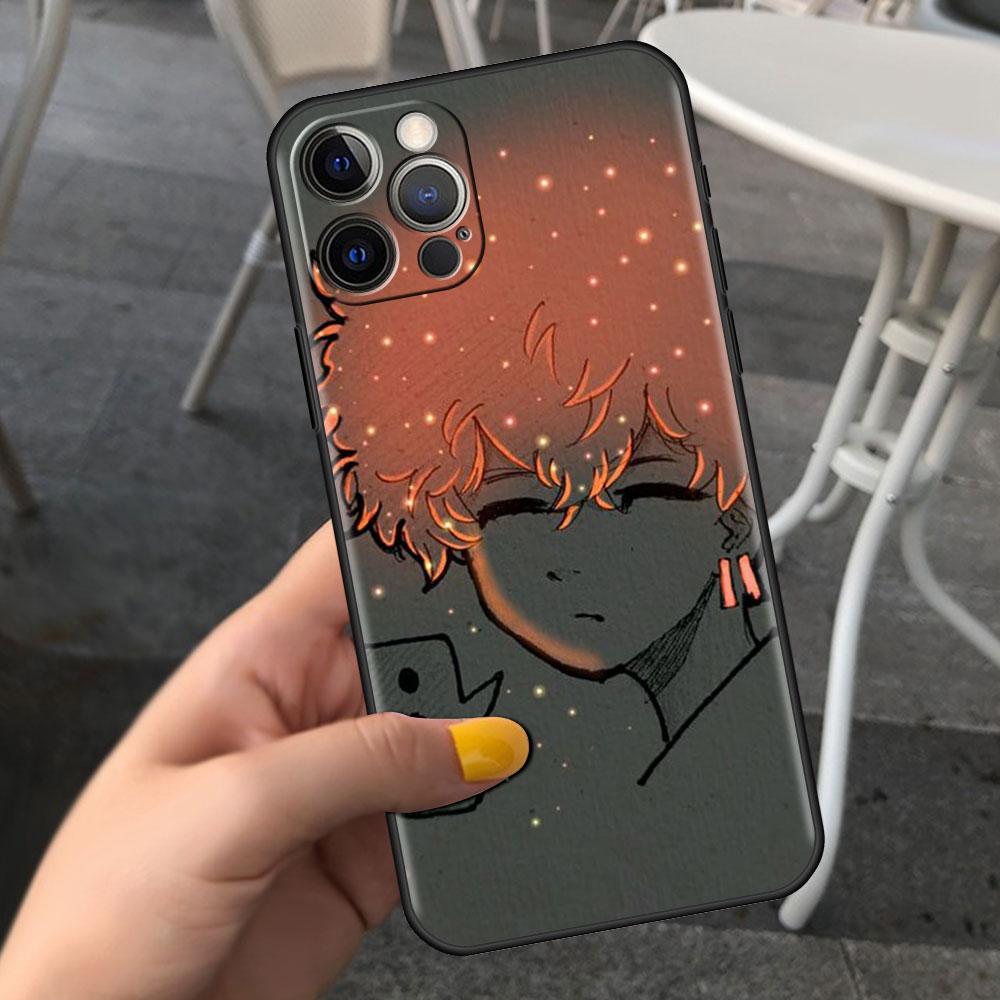 Чехол для Apple iPhone 14 11 13 7 12 Pro 7 XR XS Max 8 Plus 6 14Pro Черный Мягкий Телефон Коке Фунда Tokyo Revengers Аниме