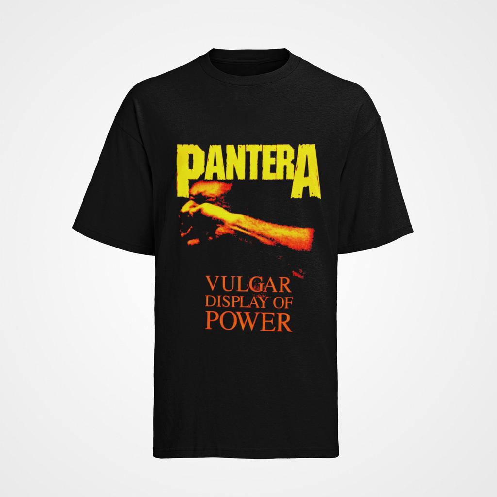 Pantera vulgar демонстрация силы концерт органическая женская футболка мужская женская футболки Топ оверсайз S-XXXL