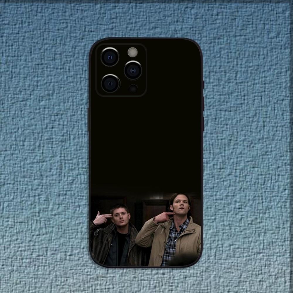 Чехол для телефона Дин Винчестер S-Supernaturals Для iPhone 16,15,14,13,12,11,Pro,X,XS,Max,XR,Plus,Mini Мягкий Черный Чехол