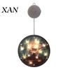 Easy Install Holiday Lighting Halloween Window Decor Light, Battery Powered Ghost Pumpkin Fairy Wall Mounted Spooky String Lantern for Party, Hanging